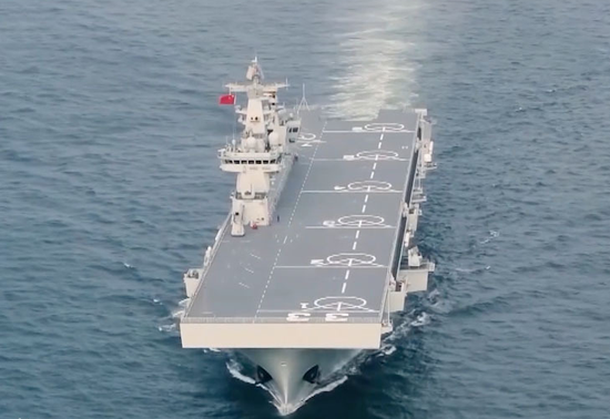 海軍新篇章，075型三號(hào)艦正式入列，海軍新篇章，075型三號(hào)艦正式入列啟航