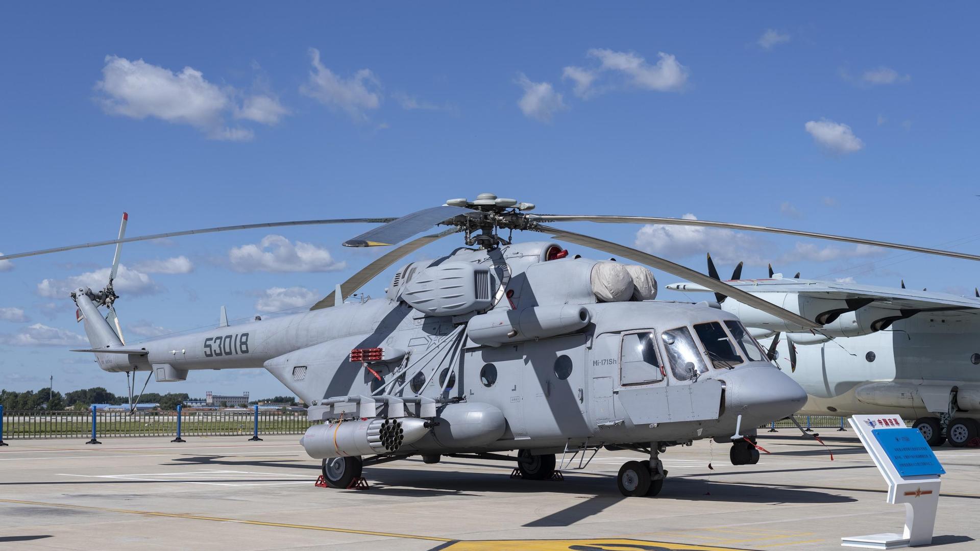 米-171SH武裝直升機(jī)，空中力量的璀璨明珠，米-171SH武裝直升機(jī)，空中璀璨明珠的震撼展現(xiàn)